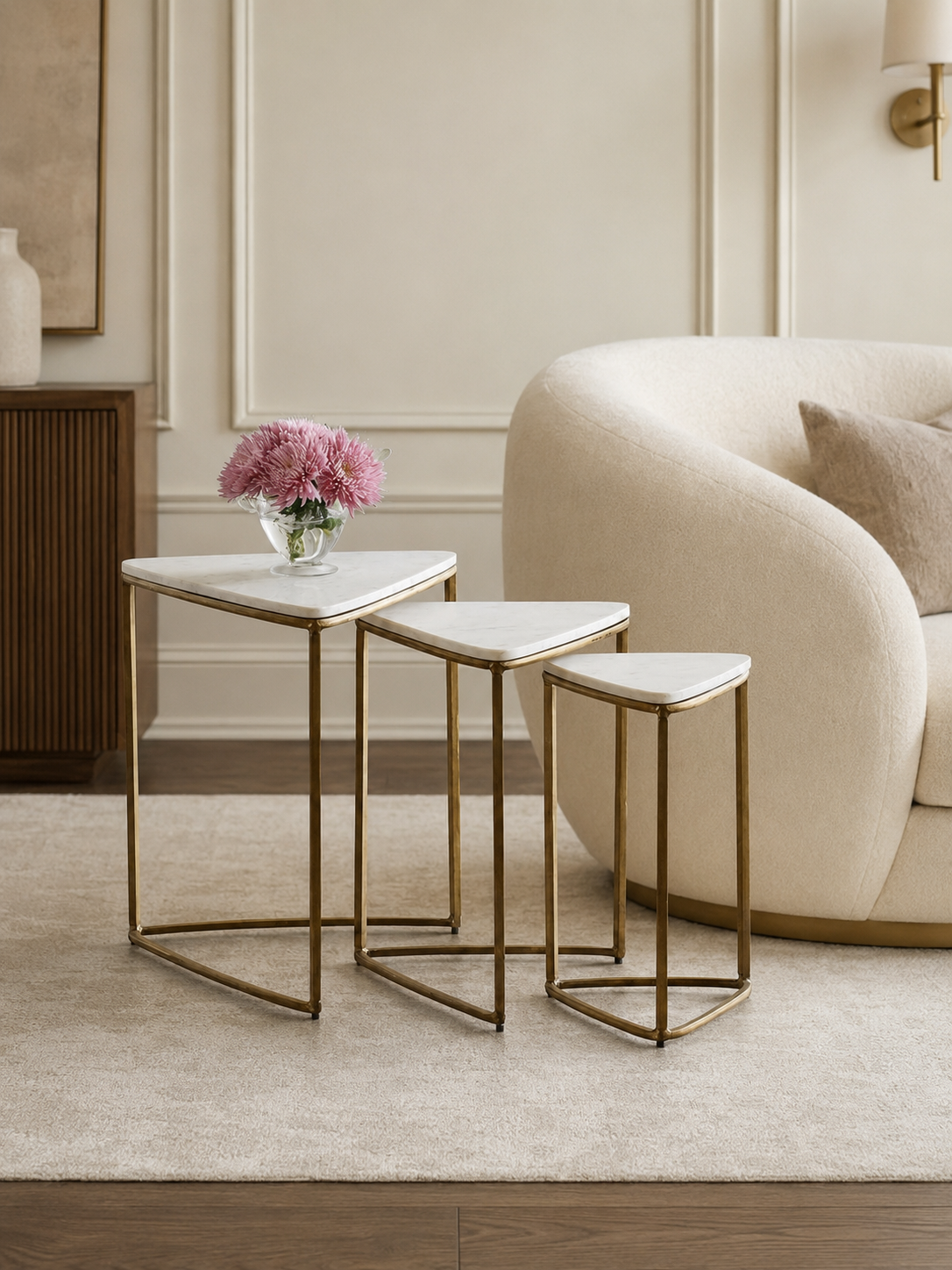Brass Side Desk